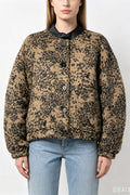Veste marron — Viscose & Polyester, coupe décontractée chic